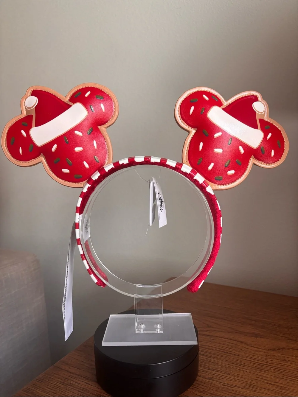 Disney Parks Santa Mickey Christmas Cookie Ears